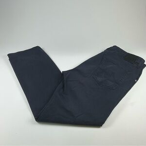 AG Adriano Goldschmied Mens SZ 38x32 Jeans The Graduate Navy Tailored Leg Pants